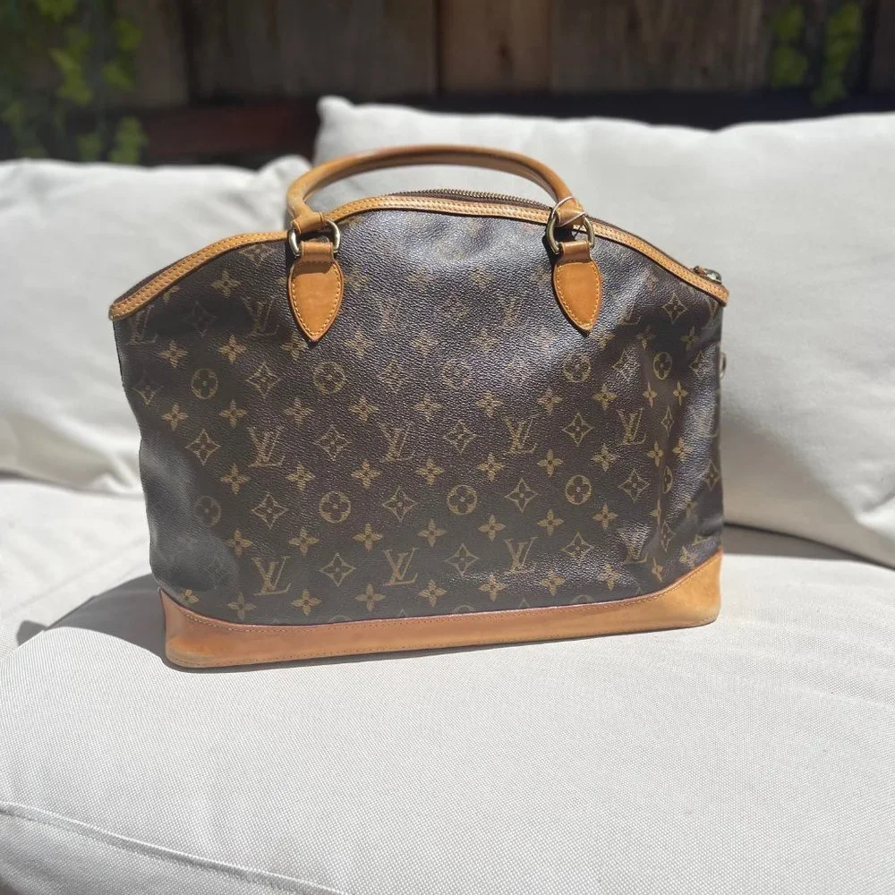 Louis Vuitton LV Tote Bag M40104 Lockit Vertical Brown Monogram - Picture 2 of 14